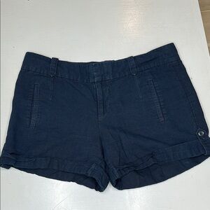 Ann Taylor  LOFT Blue Cargo Shorts with Relaxed Style